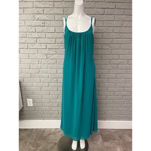 Adelyn Rae Women Spaghetti Strap Flowy Halter Maxi Dress With Cut-Out ON Back Si